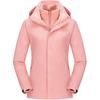 Fábrica de chaquetas para exteriores de otoño e invierno, venta al por mayor, monos de dos piezas desmontables, traje de montañismo impermeable tres en uno para hombres y mujeres