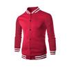 Chamarra de Vuelo de Color Sólido de la Fuerza Aérea para Hombre de Otoño e Invierno con Forro Polar Estilo Americano Deportivo Holgada Casual Cuello Alto