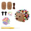 Amazon transfronterizo nuevas herramientas de tejido DIY traje de crochet paquete de material de lana para muñeca tejida a mano explosiones