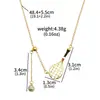 Collar de raqueta de bádminton de inspiración deportiva para mujer, único, dulce y genial, lujo ligero, nicho, versátil para el uso diario, estilo cadena para la clavícula