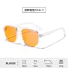 Gafas de Nuevo Producto Transfronterizas Bloqueo del 99% de Luz Azul Estilo Piloto Retro Doble Puente Casual Rojas para Hombres Lentes de PC Gafas para Videojuegos