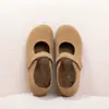 Suporta Personalização de Sapatos de Pano da Velha Pequim para Mulheres, Sapatos Estilo Birkenstock para Comércio Exterior Transfronteiriço, Sola Macia Antiderrapante, Sapatos de Salto Alto Retro Moda
