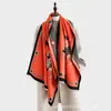 Bufanda jacquard de doble cara estilo japonés y coreano con pequeñas flores, imitación cachemir, versátil para otoño e invierno, chal cálido para mujer