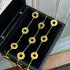 Nova Loja de Ouro Jinqi com Flores Ricas Flash Moeda de Ouro Alta Pulseira Coringa para Presente de Namorada
