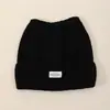 Gorro de Punto de Color Sólido de Caña Alta con Orejas de Gato, Cálido y Grueso para Otoño e Invierno, Gorro Casual Versátil que Protege las Orejas