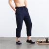 Pantalones Capri Casuales Ajustados de Cintura Media Lingfeng Juventud Urbana Cuatro Estaciones Pantalones Casuales Tela Fafan Pantalones Casuales