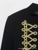 Comercio exterior transfronterizo ropa de mujer, nuevo estilo de otoño, moda europea y americana, blazer corto versátil con hebilla de nudo 1255706
