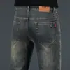 Ropa de Hombre Fengshe / 2026 Nuevo Otoño-Invierno Pantalones Rectos Ligeros de Negocios Jeans Retro Versátiles para Hombre Pantalones Largos de Moda