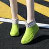 Botas de Lluvia de Moda para Mujer para Exterior Impermeables Antideslizantes Suela Suave Cocina Zapatos Cortos de Goma Estilo Coreano Nuevas Botas de Lluvia