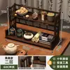 Móveis Novo Estilo Chinês Exibição Chá Conjunto de Chá Rack de Exibição Decoração de Sala de Chá Ornatos Rack de Exibição Rack Antigo Bambu