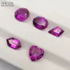 Las Piedras Preciosas Aocai Vienen en Varias Formas, Incluyendo Piedras Sueltas Rojo-Púrpura, Joyería de Zafiro Cultivado en Laboratorio, Piedras Principales y Piedras de Acompañamiento