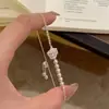 Pulsera Popular de Malla Metálica Transfronteriza, Estilo Minimalista Europeo y Americano, Pulsera Trenzada con Cierre Deslizante, Accesorio de Mano Simple y Versátil