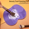 Almohadilla de Limpieza para Cepillos Apple de Silicona Almohadilla de Limpieza para Cepillos de Silicona con Ventosa Almohadilla de Limpieza para Brochas de Maquillaje Almohadilla de Limpieza para Brochas de Belleza