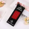 10 un/caixa vela longa vela colorida jantar à luz de velas restaurante ocidental vela cilíndrica falta de energia de emergência iluminação doméstica