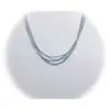 Cadena de Clavícula Metálica Elegante Europea y Americana de Alto Grado con Múltiples Capas Superpuestas, Cadena Ligera de Lujo, Moda Exquisita, Estilo Frío, Collar