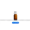 Botellas de Aceite Esencial Ámbar de 10 ml al por Mayor, Botellas con Gotero a Prueba de Luz, Botellas Muestradoras de Esencia Cosmética, Botellas de Vidrio con Gotero