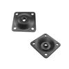 Placa de Hierro Conectora para Patas de Madera Cuadradas Planas de 2.0 mm Accesorios de Conexión Fija para Fundas de Patas de Mesa de Noche con Cama de Sofá