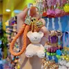 Llavero de Oso Lunar Colgante de Moda Exquisito Accesorio Bolso Regalo Pequeño Resina Creativo Llavero Colgador