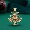 Broches Europeos y Americanos de Nueva Moda para Año Nuevo y Navidad, Pines de Árbol de Navidad, Accesorios para Mujer, Accesorios de Decoración para Ropa Transfronteriza