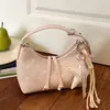 Bolso de axila de nicho de alta gama transfronterizo para mujer 2026 nuevo bolso de moda tipo albóndiga de lunares gran capacidad bandolera para el día a día