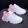 Grulla Blanca de Almohada 2026 Verano Nuevas Zapatillas de Papá para Mujer, Malla Transpirable Suela Gruesa Versátiles Planas Casuales Deportivas para Correr