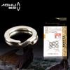 Anillo Asiático Aohu Road Acero Inoxidable Anillo Doble Fuerte Anillo de Conexión de Cebo Anillo O Plano Reforzado