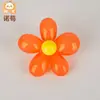 DIY Acrílico Flor de Cinco Pétalas Gelatina Girassol Pingente para Celular Acessórios de Joia Contas Soltas Acessórios para Cabelo Acessórios