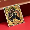 Dzambala Negro pintado tibetano pintura Thangka pintada a mano lienzo central impresión microchorro Thangka cultural y creativo Zakiralam al por mayor