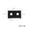 Adecuado para Patinetes Eléctricos F20F25F3F40 Anillo Impermeable de Silicona de Doble Agujero Anillo de Sellado Engrosado Piezas de Repuesto