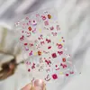Adesivos Finos e Resistentes para Nail Art Populares no Xiaohongshu Adesivos Doces para Unhas Adesivos de Cisne e Pônei Acessórios para Nail Art Unhas Usáveis
