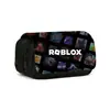 Estuche para lápices Roblox con tapa abatible Estudiante Caja de papelería de gran capacidad Estuche para lápices de poliéster estampado Estuche para lápices de gran capacidad