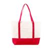Bolsa de Playa para Mujer de Gran Capacidad Portátil al Hombro Bolsa de Compras Publicitaria Portátil de Lona Logo Personalizado