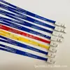 Lanyard para tarjeta de pecho de 10-15-20mm, cordón para credencial de trabajo, lanyard para teléfono móvil con serigrafía y transferencia térmica, tarjeta de fábrica