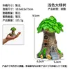 Resina Montagem DIY Pequenos Enfeites Brinquedos Aquário Paisagismo Árvores Verdes Mesa de Areia Psicológica Ferramentas de Areia Árvores Verdes Grandes para Construção