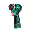 Mini Taladro Eléctrico Cuatro Usos Bosque Verde con Cuatro Cabezales, Taladro de Pistola Inalámbrico de Litio para el Hogar, Portabrocas de Cambio Rápido Multifuncional Venta al por Mayor