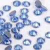 Rhinestones de Cristal de Vidrio de Espalda Plana Adhesivos Hot Melt de Fábrica Accesorios Navideños Coloridos para Ropa DIY