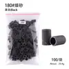 Anillos de Lijado para Pulir Uñas, Rollos de Papel de Lija para Pulir, Anillos de Lijado de Alta Calidad para Brocas de Uñas, Coloridos, 100 Piezas/Paquete