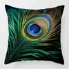 Temu nueva funda de almohada de plumas de pavo real vintage amazon hogar sala de estar sofá cojín de almohada con estampado venta al por mayor
