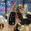 Adequado para Capa de Chave Nissan Qashqai Tiida Modelo Dobrável Jinqi Concha Simples Fivela Versão Elite Bolsa Dongfeng Versão Cool
