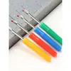 Lã Feito à Mão Tricô DIY Ferramenta de Crochê Acessórios Marcadores de Pontos Coloridos Alfinetes de Plástico Tesoura Kit de Ferramentas para Iniciantes
