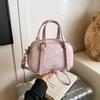 Bolso de Mano Redondo Pequeño de Textura a la Moda Estilo Coreano 2025 Verano Nuevo Nicho Casual Cadena Hombro Axila