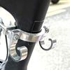 Carro elétrico gancho frontal bateria universal bicicleta universal pendurado artefato capacete mochila escolar meio gancho frontal