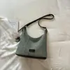 2026 Nueva Bolso de Hombro Tejido Patchwork Elegante y Moderno, Bolso Cruzado de Gran Capacidad, Bolso de Hombro para Viaje y Playa