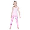 Conjunto de Roupas de Yoga para Crianças da Amazon para Meninas, Secagem Rápida, Alta Elasticidade, Esportes Corrida, Jogar Bola, Roupa de Fitness Justa que Pode Ser Usada ao Ar Livre