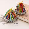 100 Piezas de Correas de Teléfono Coloridas de Dibujos Animados, Cordones Pequeños Hechos a Mano de Arcilla Suave, Cuerdas para Colgar de Fieltro de Lana, Cordones con Colgantes de Resina Venta al por Mayor