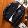 Amazon Otoño Uniforme de Béisbol para Hombre con Cuello Mao Juvenil Estilo Coreano Moderno Traje de Vuelo de la Fuerza Aérea Chaqueta para Hombre Chaqueta para Hombre