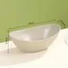 Tazón de Plástico para Comida Creativo Tazón Yuanbao Tazón para Ensalada Fruta Tazón para Dumplings Wontons Hogareño Gran Capacidad Tazón para Ramen Tazón para Fideos