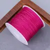 Balde pequeno A-line Acessórios de joias DIY, pulseira de cordão trançado colorido feita à mão, material de cordão semiacabado para tecelagem de nó chinês