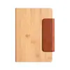 Novo Caderno A5 Padrão Bambu Sintético com Fecho Magnético, Bloco de Notas Criativo de Cortiça Ecológico, Diário Personalizado Corporativo