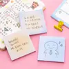Notas adhesivas degradadas, papel de notas, totalmente adhesivas, alto valor estético, se pueden pegar varias veces, adecuadas para estudiantes, papelería